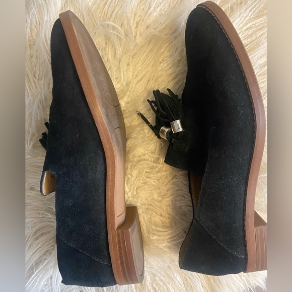 Franco Sarto black Suede Loafers - Picture 6 of 7